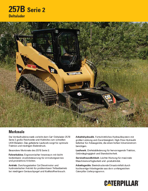 Mini utovarivači Caterpillar 257B