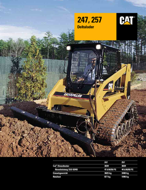 Mini utovarivači Caterpillar 257