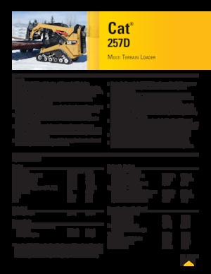 Mini utovarivači Caterpillar 257D