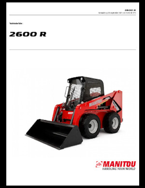Mini utovarivači Manitou 2600R