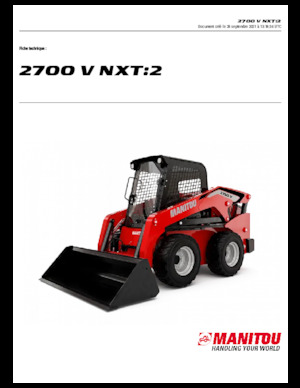 Mini utovarivači Manitou 2700V NXT:2