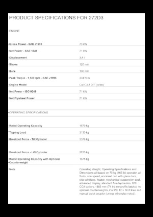 Mini utovarivači Caterpillar 272D3