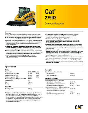 Mini utovarivači Caterpillar 279D Serie 3 Deltalader