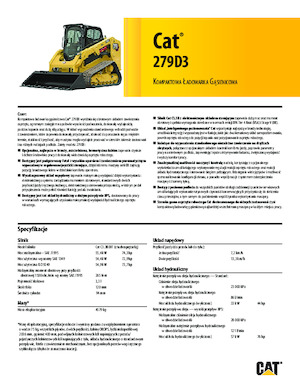 Mini utovarivači Caterpillar 279D Serie 3 Deltalader