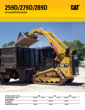 Mini utovarivači Caterpillar 289D