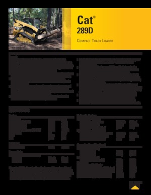 Mini utovarivači Caterpillar 289D