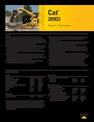Mini utovarivači Caterpillar 289D Serie 3 Deltalader
