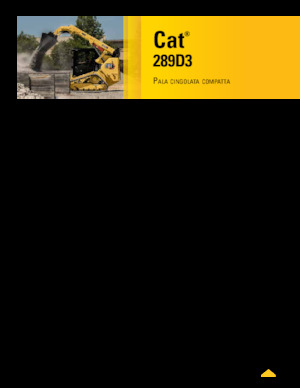 Mini utovarivači Caterpillar 289D Serie 3 Deltalader