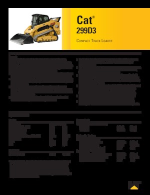 Mini utovarivači Caterpillar 299D Serie 3 Deltalader