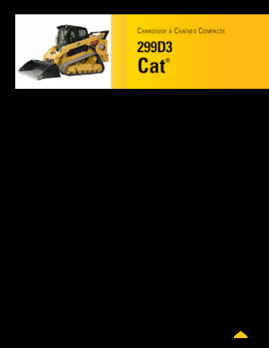 Mini utovarivači Caterpillar 299D Serie 3 Deltalader