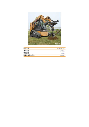 Mini utovarivači Case 420 CT Tier 3