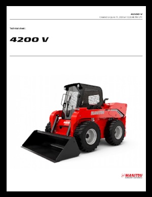 Mini utovarivači Manitou 4200V