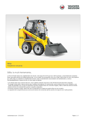 Mini utovarivači Neuson 501s