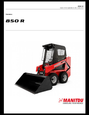 Mini utovarivači Manitou 850R
