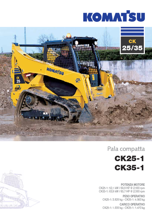 Mini utovarivači Komatsu CK35-1