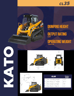 Mini utovarivači Kato CL35