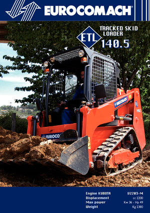 Mini utovarivači Eurocomach ETL 140.5