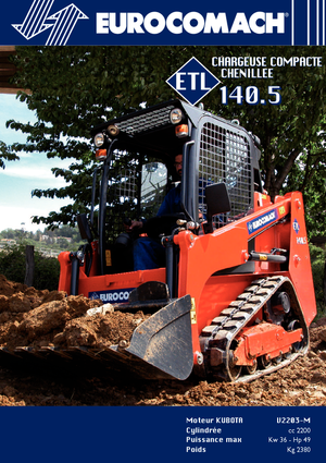 Mini utovarivači Eurocomach ETL 140.5