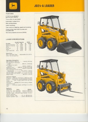 Mini utovarivači John Deere Construction JD24A