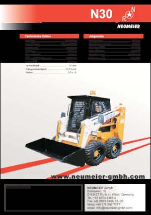 Mini utovarivači Neumeier N 30