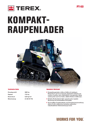 Mini utovarivači Terex PT 60