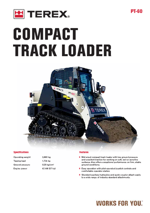 Mini utovarivači Terex PT 60