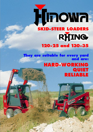 Mini utovarivači Hinowa Rhino 130-35