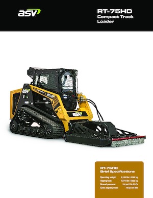 Mini utovarivači ASV RT 75 Heavy Duty