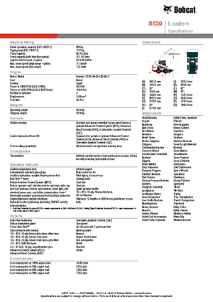 Mini utovarivači Bobcat S530