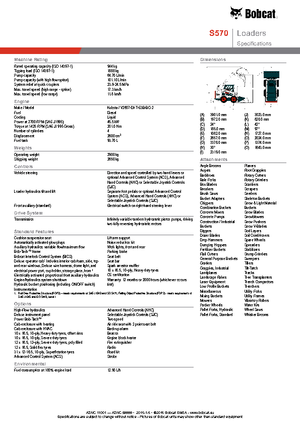 Mini utovarivači Bobcat S570
