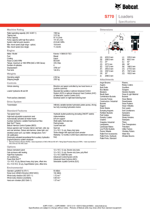Mini utovarivači Bobcat S770