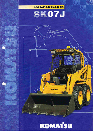 Mini utovarivači Komatsu SK07J