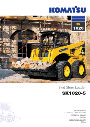 Mini utovarivači Komatsu SK1020-5 turbo