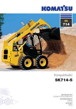 Mini utovarivači Komatsu SK714-5 Super Flow