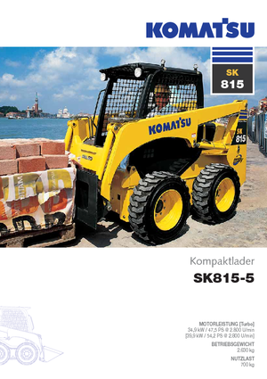 Mini utovarivači Komatsu SK815-5