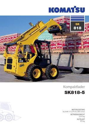 Mini utovarivači Komatsu SK818-5 Super Flow