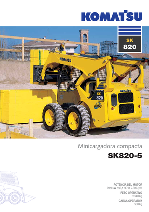 Mini utovarivači Komatsu SK820-5
