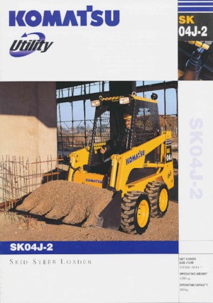 Mini utovarivači Komatsu SK04J-2