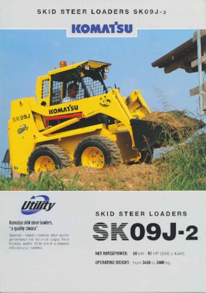 Mini utovarivači Komatsu SK09J-2