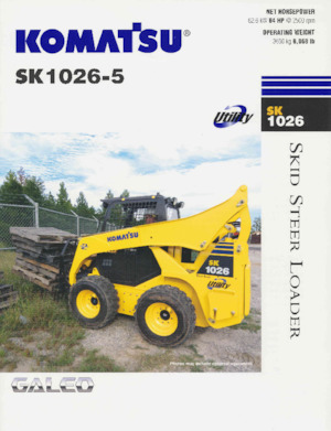 Mini utovarivači Komatsu SK1026-5 turbo