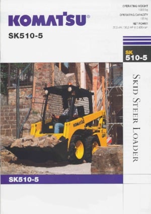 Mini utovarivači Komatsu SK510-5
