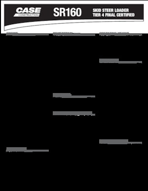 Mini utovarivači Case SR160