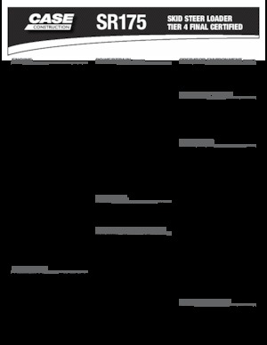 Mini utovarivači Case SR175