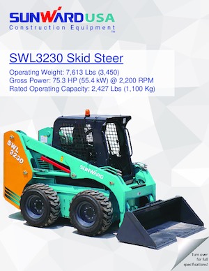 Mini utovarivači Sunward SWL3230 