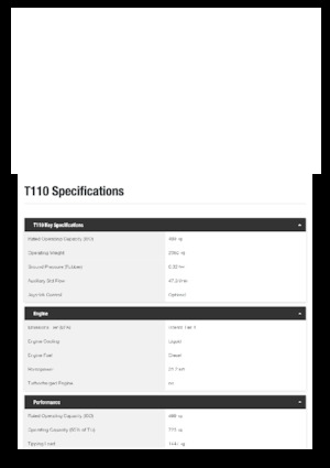 Mini utovarivači Bobcat T110