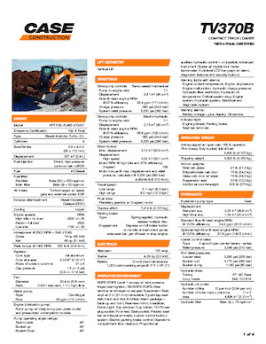 Mini utovarivači Case TV370B