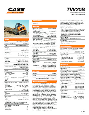 Mini utovarivači Case TV620B