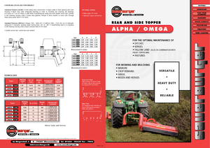 Kosilice za nagib Sauerburger Omega 1600