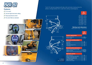 Kosilice za nagib Bomford B 81-81