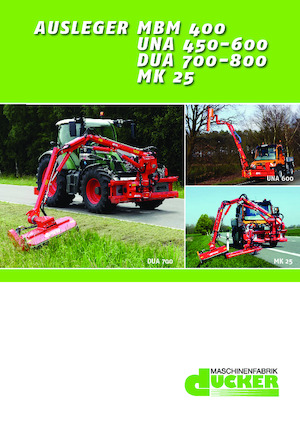 Kosilice za nagib Dücker UNA 500 TTM